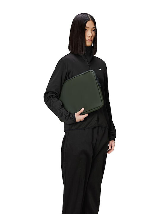 Rains Αδιάβροχη Θήκη για Laptop 13" σε Πράσινο χρώμα 10160-04
