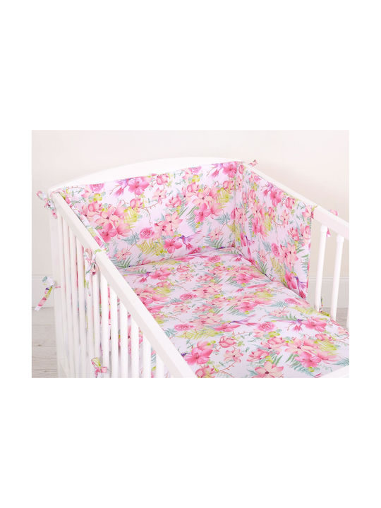 Bobono Set Kinderbettbezug Rosa 90x120cm