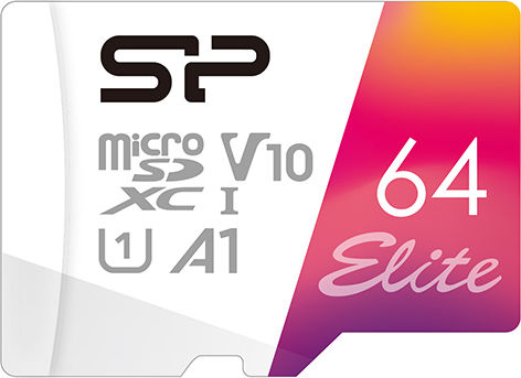 Silicon Power Elite microSDXC 64GB U1 A1 UHS-I 100MB/s mit Adapter