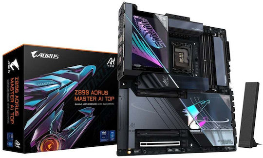 Gigabyte AORUS MASTER AI TOP Z890 Wi-Fi Motherboard Extended ATX με Intel 1851 Socket