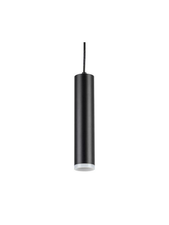 TK Lighting Pendant Light Black with Socket GU10 5.5x130cm