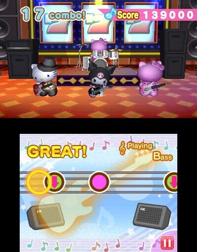Hello Kitty & Friends Rock n' World Tour 3DS Game