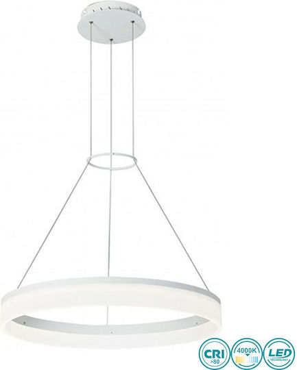 Fan Europe Saturn S80 Hängelampe Weiß 80cm Fan Europe Saturn S80 Hängelampe Weiß 80cm