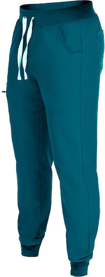 Be Unique Unisex Petrol Blue Medical Pants