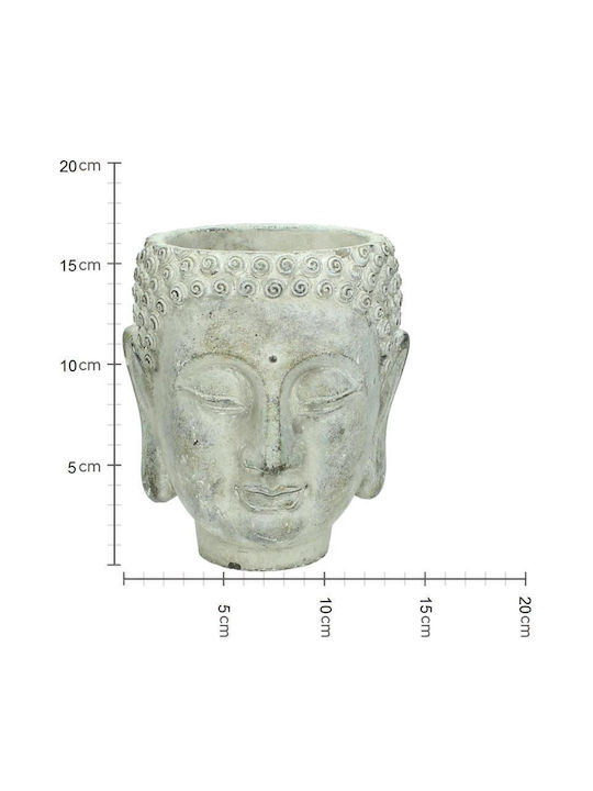 ArteLibre Κασπώ Τσιμεντένιο Γκρι 15x15x17εκ.