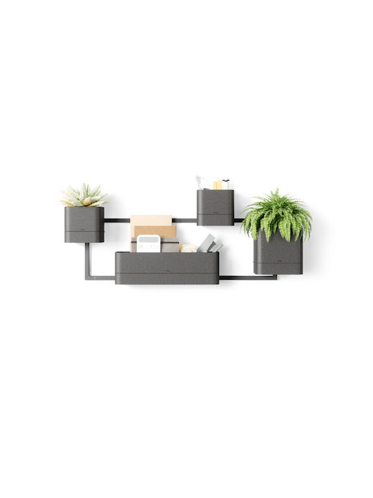 Umbra Hanging Planter Plastic Black 36x18x72cm.