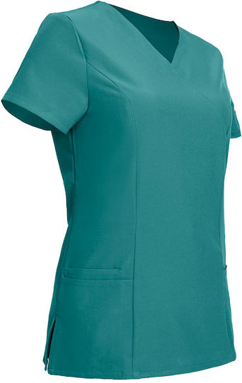 Be Unique Nobby Lady Tunic Women's Turquoise Medical Blouse