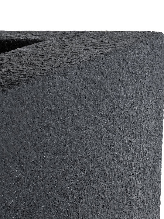 GloboStar Camden Planter Polyester Black 47x43x66cm.