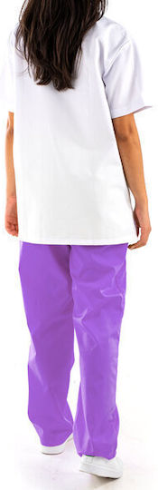 DSwear Women's Purple Medical Pants
