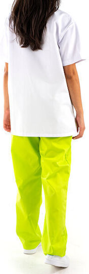 Medizinische Hosen Grün aus Baumwolle und Polyester