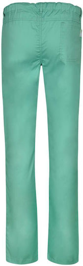 B-Well Luca Unisex Green Medical Pants Cotton and Polyester