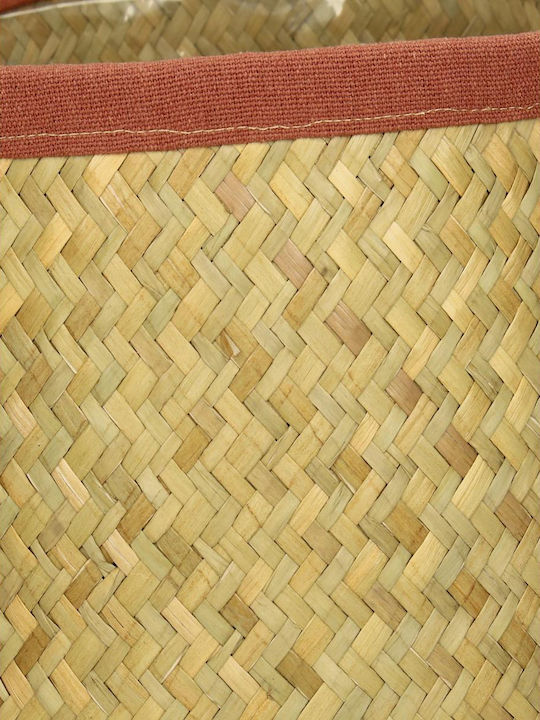 ArteLibre Seagrass Ghiveci Metalic Maro 27x27x17εκ.