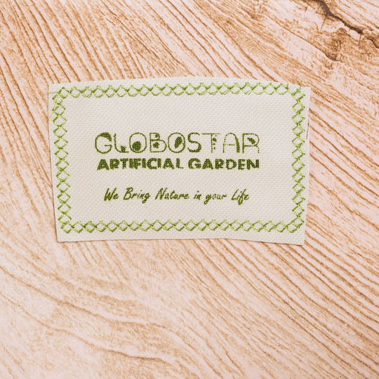 GloboStar Pandora Κασπώ Πολυεστερικό Λευκό με Βάση 45x45x72εκ.