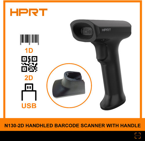 HPRT Handheld Scanner with 2D and QR Barcode Reading Capability