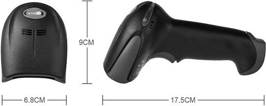 Netum Handheld Scanner Wired with 1D Barcode Reading Capability