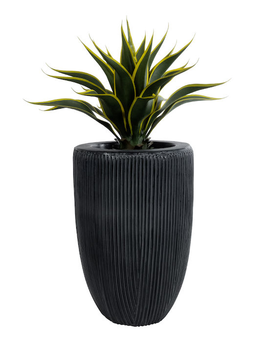 GloboStar Planter Polyester Black 35x35x54cm.