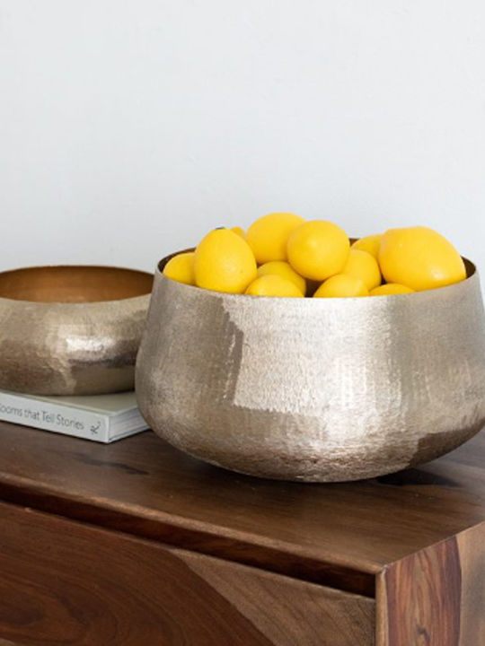 Artekko Planter Aluminum Gold 19.5x19.5x33cm.
