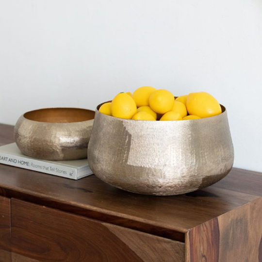 Artekko Planter Aluminum Gold 19.5x19.5x33cm.