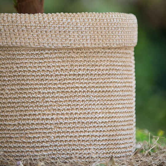 Artekko Übertopf Beton Beige 37x37x32εκ.