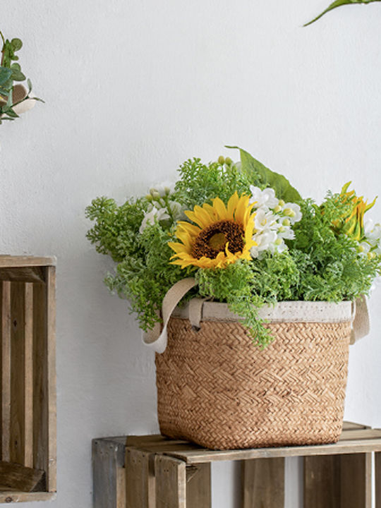Artekko Planter Concrete Beige 16x16x14cm.