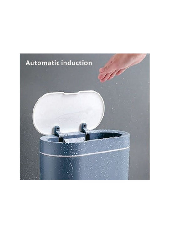 Automatic Plastic Waterproof Slim Line Trash Can with Lid 8L