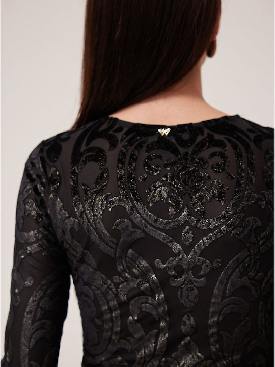 Enzzo Blouse Black 242373