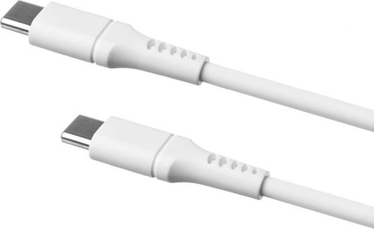 Fixed USB 2.0 Kabel USB-C männlich - USB-C 60W PD Weiß 2m