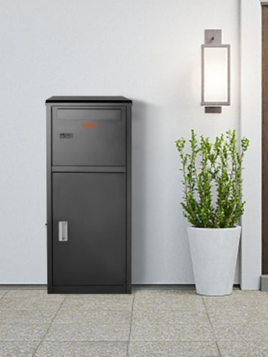 Vevor Cutie Poștală pentru Exterior Inox în Culoarea Negru 41.148x40.132x111.76cm