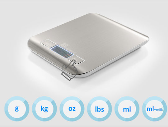 Digitale Küchenwaage bis 5kg Beige
