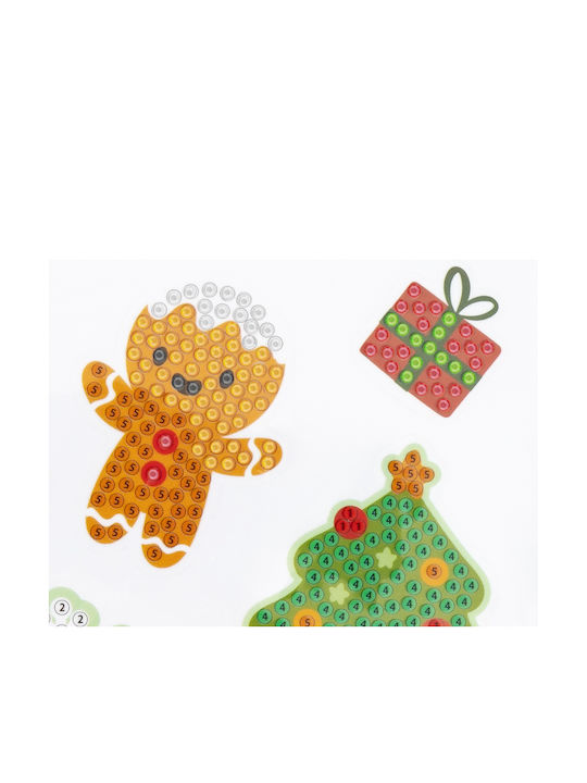Christmas-themed Creative Set Create 12 Stickers Diamond Painting Technique
