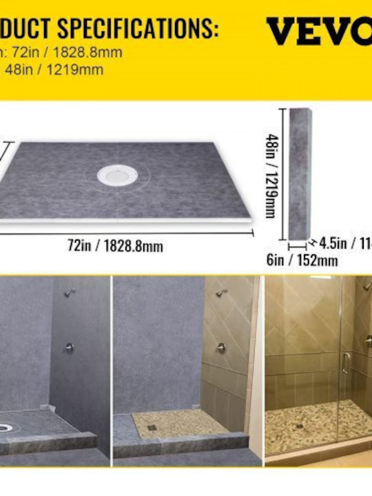 Vevor Mischung Bade- / Duscharmatur Badewanne Komplettes Set