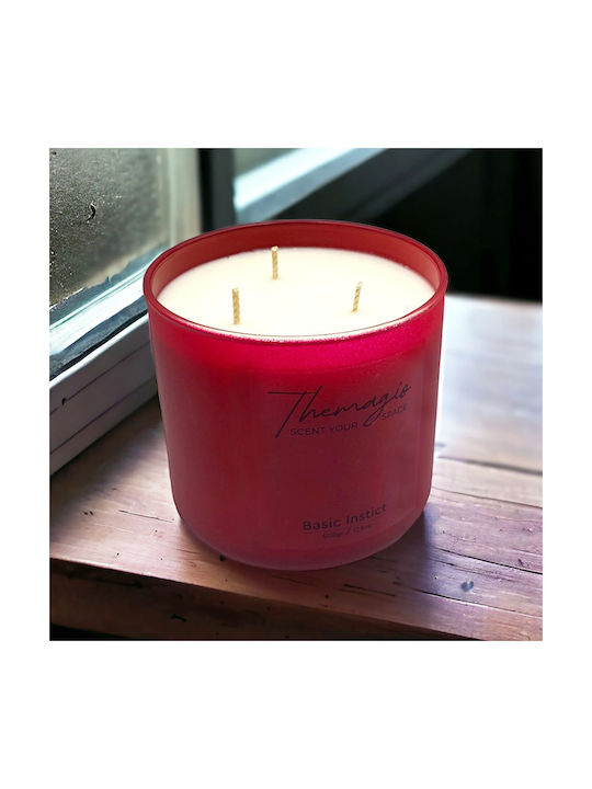 Themagio Lumânare Aromatică Din Soia În Borcan Cu Miros De Lămâie 500gr