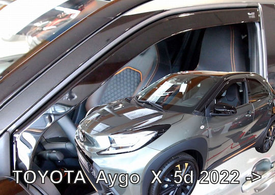 Ανεμοθραύστες Toyota Aygo X 2022+ 2τμχ Εμπρός Πίσω Toyota