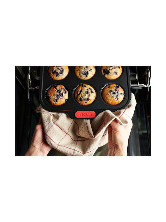 Woll Non-stick Cupcakes & Muffins 12 Cups Baking Pan 36.5x28x3.3cm