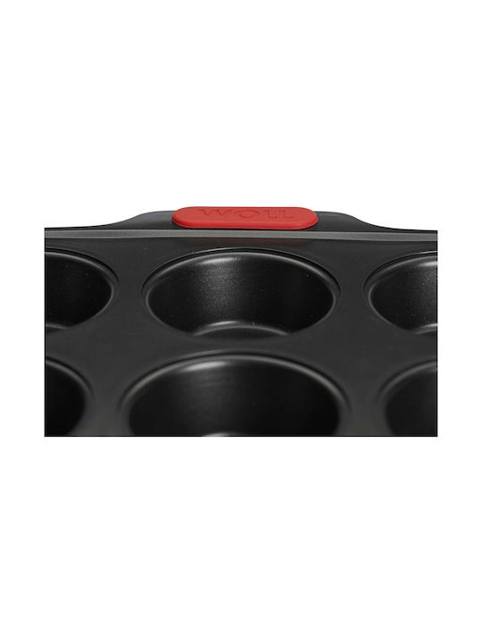 Woll Non-stick Cupcakes & Muffins 12 Cups Baking Pan 36.5x28x3.3cm