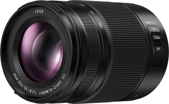 Panasonic Full Frame Camera Lens Leica DG Vario-Elmarit 35-100mm f/2.8 POWER O.I.S. for Micro Four Thirds (MFT) Mount Black