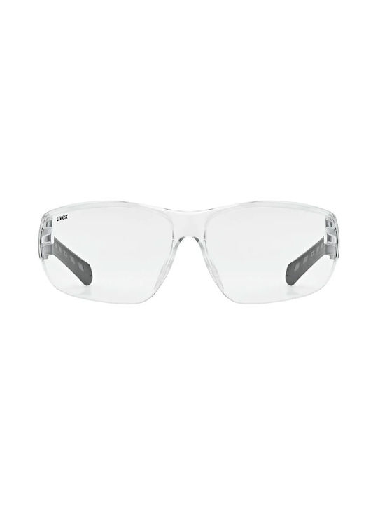 Uvex Men's Sunglasses with Gray Plastic Frame and Silver Mirror Lens S5330822118