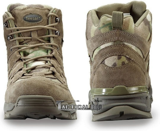 Mil-Tec Military Half Boots Squad Boots 5" Suede Brown 12824009
