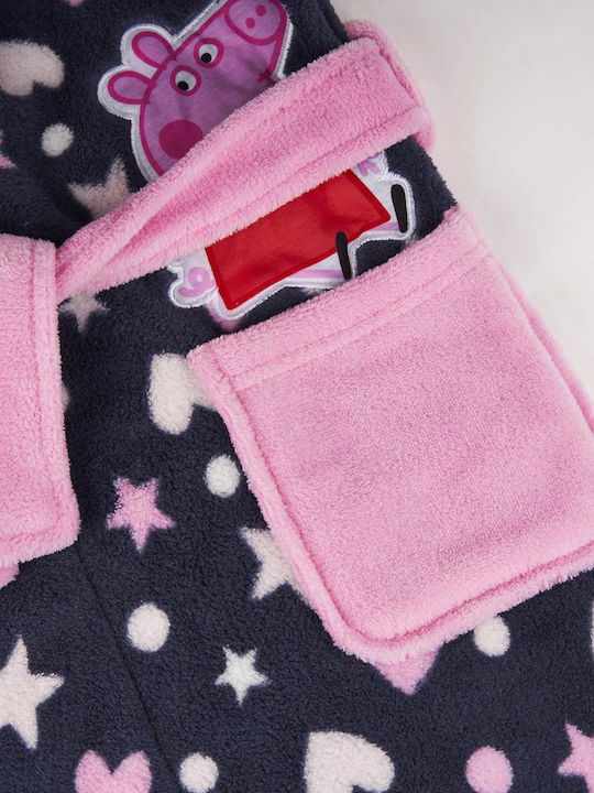Arnetta Παιδική Ρόμπα Χειμωνιάτικη Fleece Μπλε