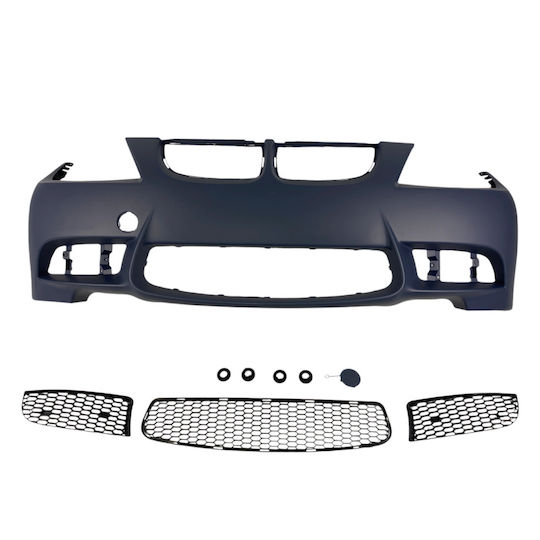 Front Bumper BMW E90 E91 2003-2008 M3 Design Washer Openings Without Parktronic