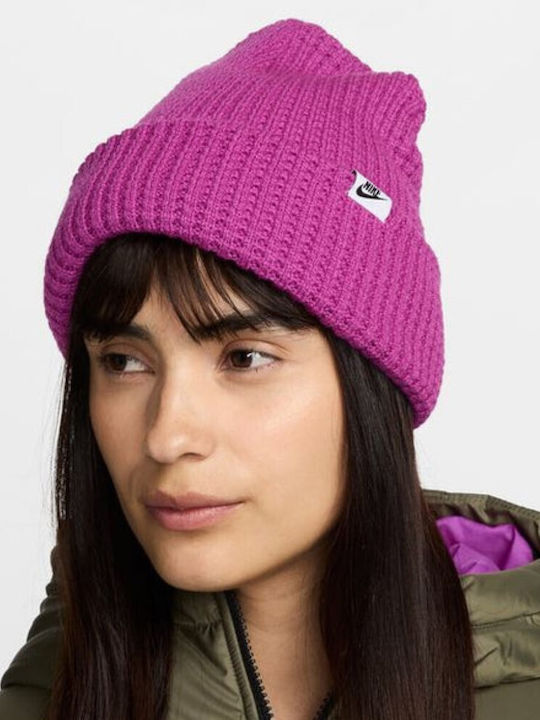 Nike Beanie Unisex Beanie Knitted in Pink color