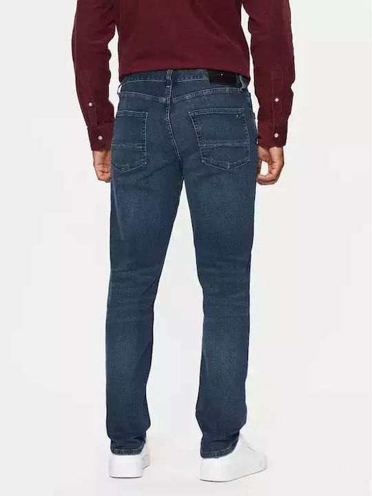 Denton Men's Elastic Straight Blue Jeans Pants