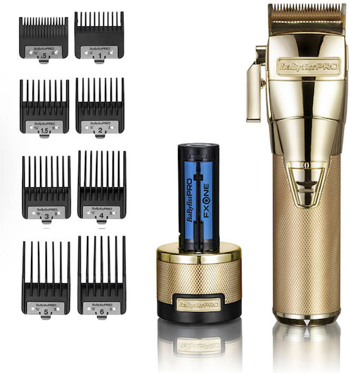 Babyliss Pro Επαγγελματική Επαναφορτιζόμενη Κουρευτική Μηχανή Χρυσή FX899GE/U
