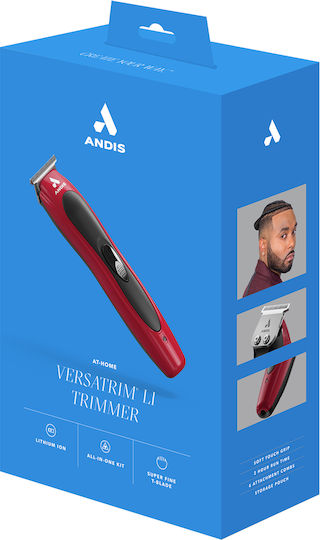 Andis Rechargeable Red Hair Clipper 560614