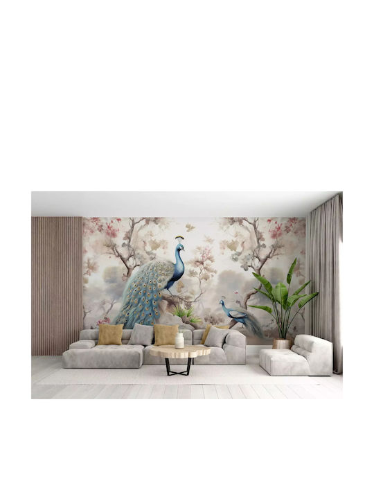 Tapet Fotomural Living Peacocks Decor Modern 148x220