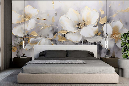 Wandbilder Wohnzimmer Weiße Blume Beton Tapete Schlafzimmer 240x360