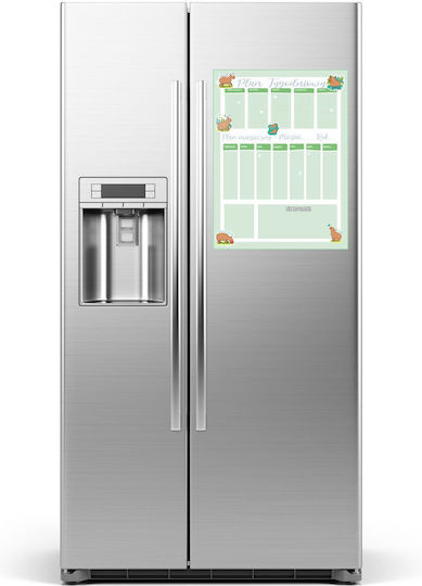 Dekorativer Aufkleber Kühlschrank Magnetisch 1Stück 45x60cm Decowalls