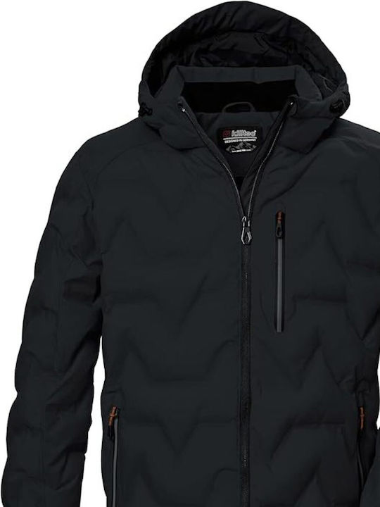 Killtec 41834-200 Ανδρικό Μπουφάν για Σκι & Snowboard Μαύρο