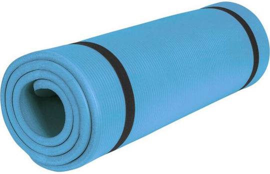 Optimum Yoga/Pilates Mat Blue (183x61x1.5cm)