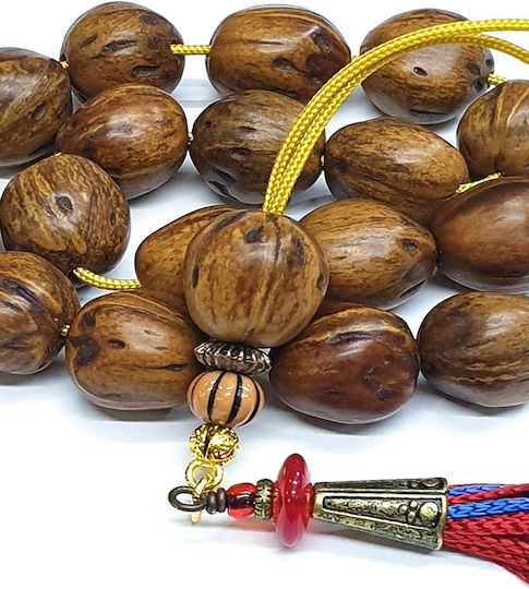Roloi Komboloi Nutmeg Worry Beads Brown 32cm
